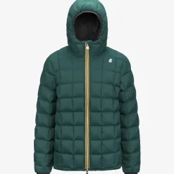 Sale K-Way JACK ST THERMO REVERSIBLE Blackp-greenp