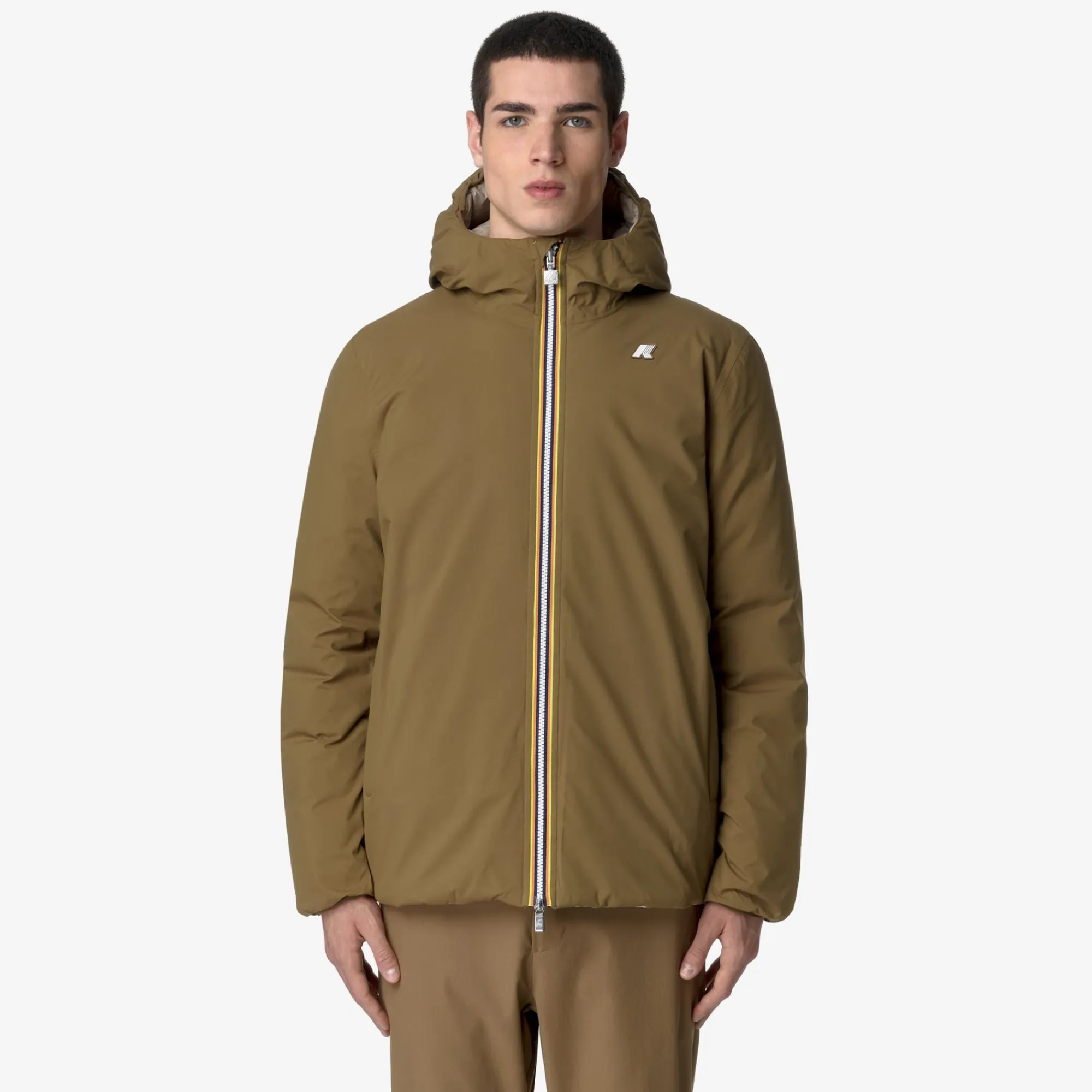 Best K-Way JACK ST THERMO REVERSIBLE Brownc-beigeg