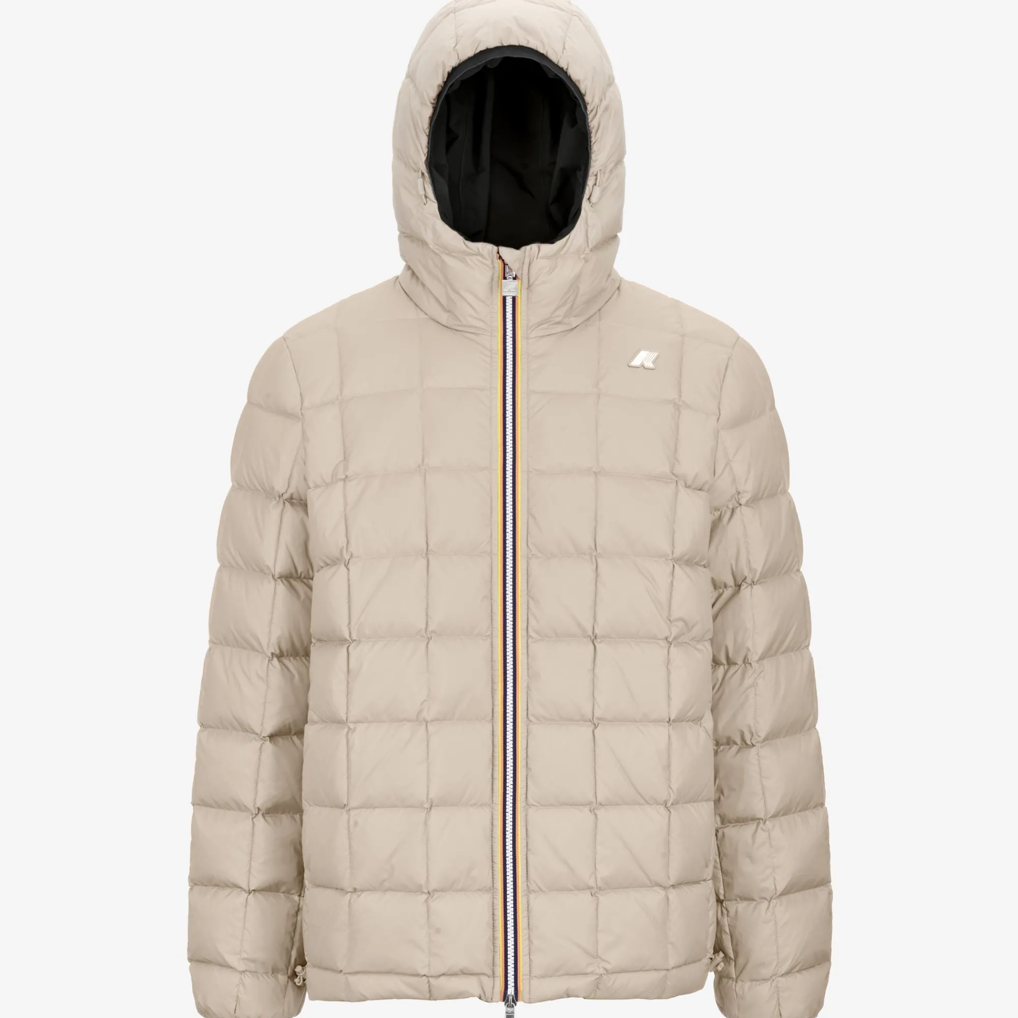 Outlet K-Way JACK ST THERMO REVERSIBLE Blackp-beigeg