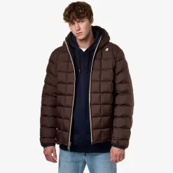 Sale K-Way JACK ST THERMO REVERSIBLE Blued-brownm