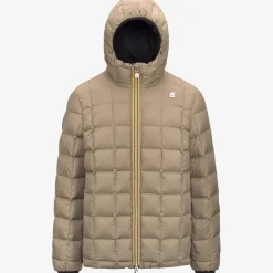 New K-Way JACK ST THERMO REVERSIBLE Blackp-beiget