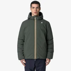 K-Way JACK ST THERMO REVERSIBLE Greenblackish-bluedepth