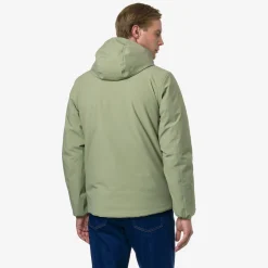 K-Way JACK ST WARM REVERSIBLE Greens-orangep