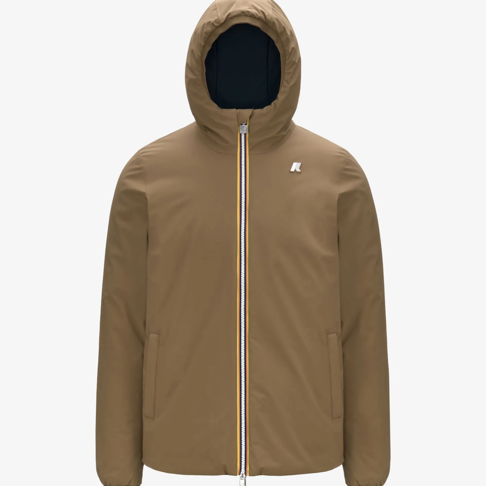 Best K-Way JACK ST WARM REVERSIBLE Browncorda-bluedepth
