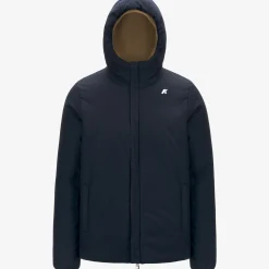 Best K-Way JACK ST WARM REVERSIBLE Browncorda-bluedepth