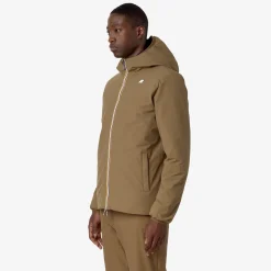 Best K-Way JACK ST WARM REVERSIBLE Browncorda-bluedepth