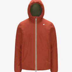 K-Way JACK ST WARM REVERSIBLE Redp-greenc