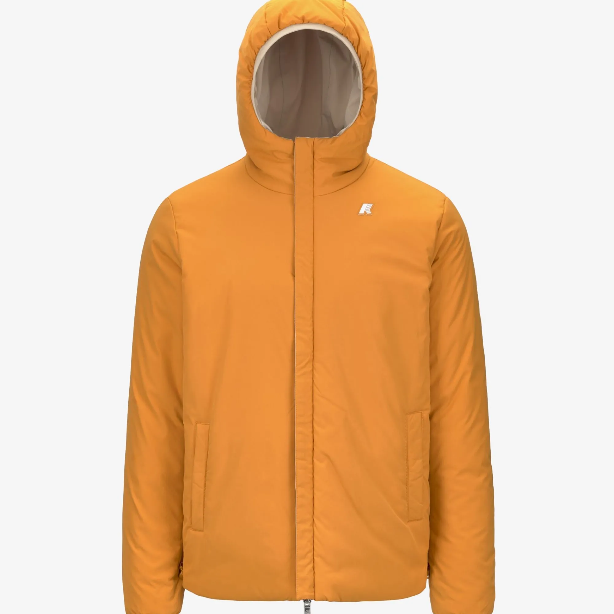 Online K-Way JACK ST WARM REVERSIBLE Beigeg-yellowi