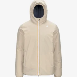 K-Way JACK ST WARM REVERSIBLE Beigeg-greybl