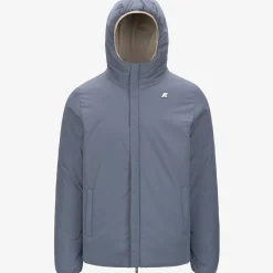 K-Way JACK ST WARM REVERSIBLE Beigeg-greybl