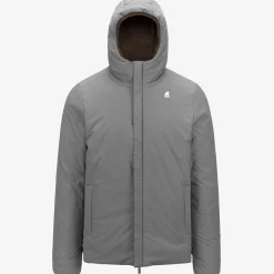 Clearance K-Way JACK ST WARM REVERSIBLE Brownm-greym