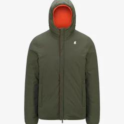 Clearance K-Way JACK ST WARM REVERSIBLE Orangep-greenb