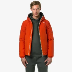 Clearance K-Way JACK ST WARM REVERSIBLE Orangep-greenb