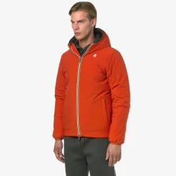 Clearance K-Way JACK ST WARM REVERSIBLE Orangep-greenb