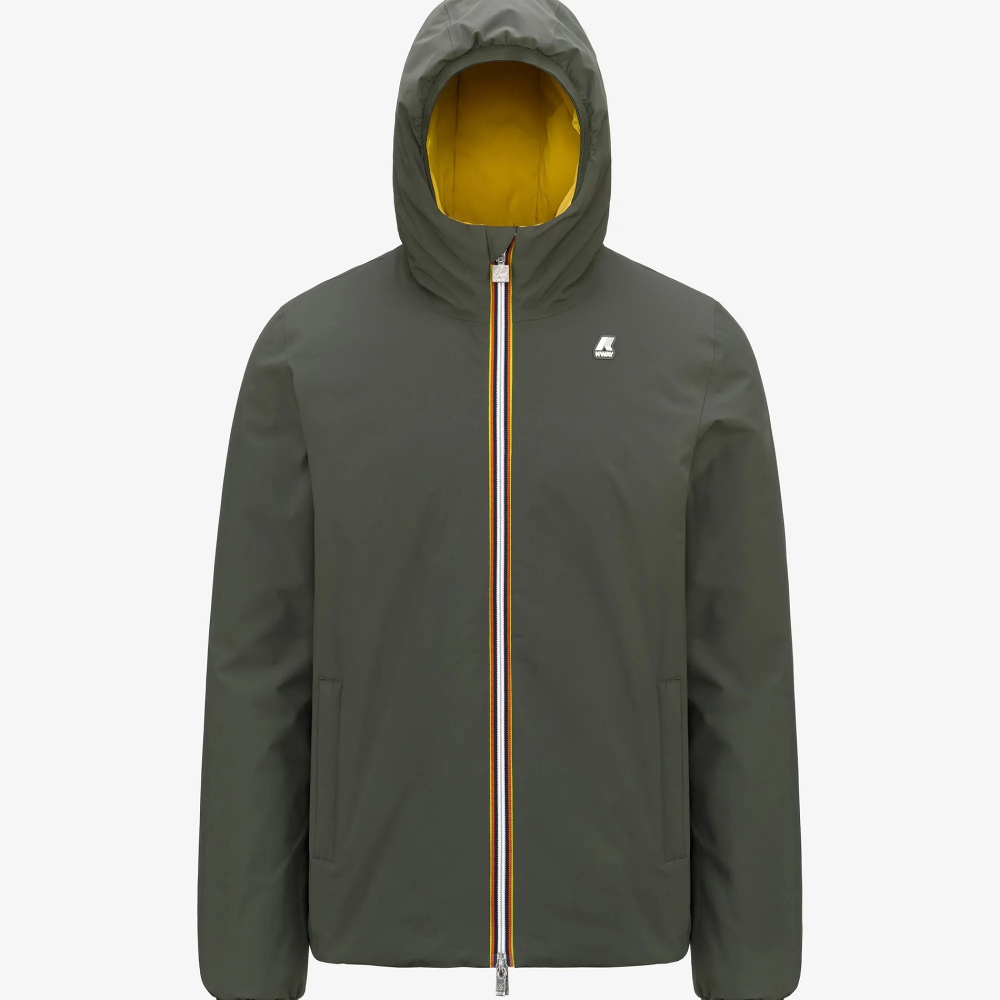 Sale K-Way JACK ST WARM REVERSIBLE Greenb-yellowz