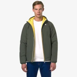 Sale K-Way JACK ST WARM REVERSIBLE Greenb-yellowz