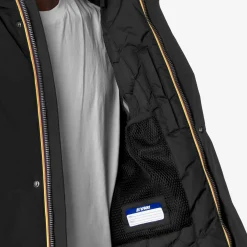 New K-Way JACKEN BONDED PADDED Blackpure