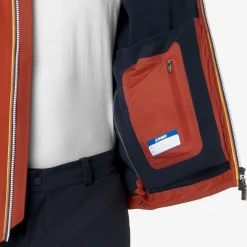 Hot K-Way JACKO BONDED Redp-blued