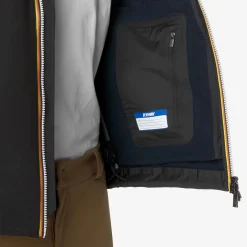 Discount K-Way JACKO BONDED Black-bluedepth