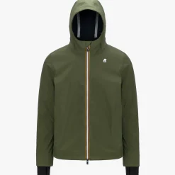 Outlet K-Way JACKO BONDED Greenc-blued