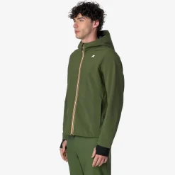 Outlet K-Way JACKO BONDED Greenc-blued