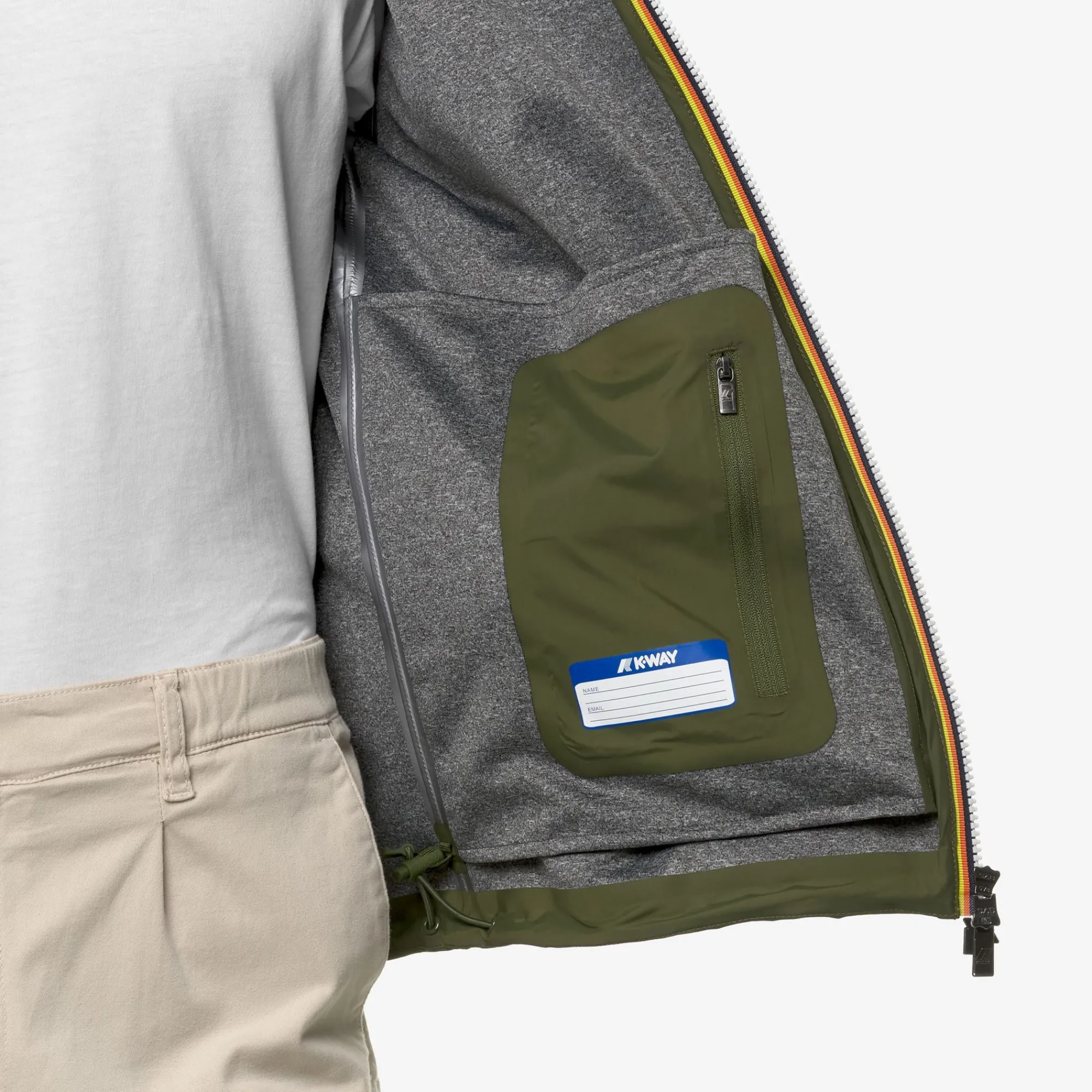 Hot K-Way JACKO BONDED JERSEY Greencypress