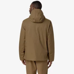 Outlet K-Way JACKO TWILL MARMOTTA Brownc-beigeg