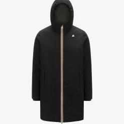 K-Way JACOB ST WARM REVERSIBLE Blackpure-greenblackish
