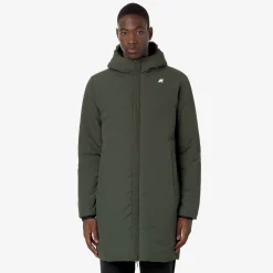 K-Way JACOB ST WARM REVERSIBLE Blackpure-greenblackish