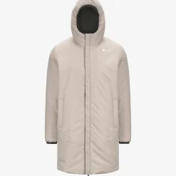 Hot K-Way JACOB ST WARM REVERSIBLE Greenb-beigeg