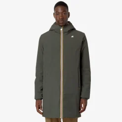 Hot K-Way JACOB ST WARM REVERSIBLE Greenb-beigeg