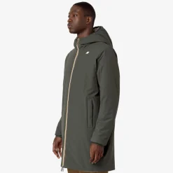 Hot K-Way JACOB ST WARM REVERSIBLE Greenb-beigeg