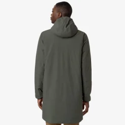 Hot K-Way JACOB ST WARM REVERSIBLE Greenb-beigeg