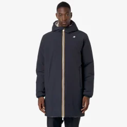Discount K-Way JACOB ST WARM REVERSIBLE Bluedepth-beigegrey