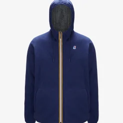 New K-Way JACQUES POLAR REVERSIBLE Bluemedieval-greymdsteel