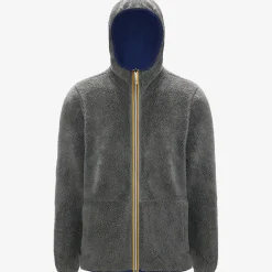 New K-Way JACQUES POLAR REVERSIBLE Bluemedieval-greymdsteel