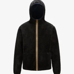 Outlet K-Way JACQUES POLAR REVERSIBLE Bluedepth-blackpure