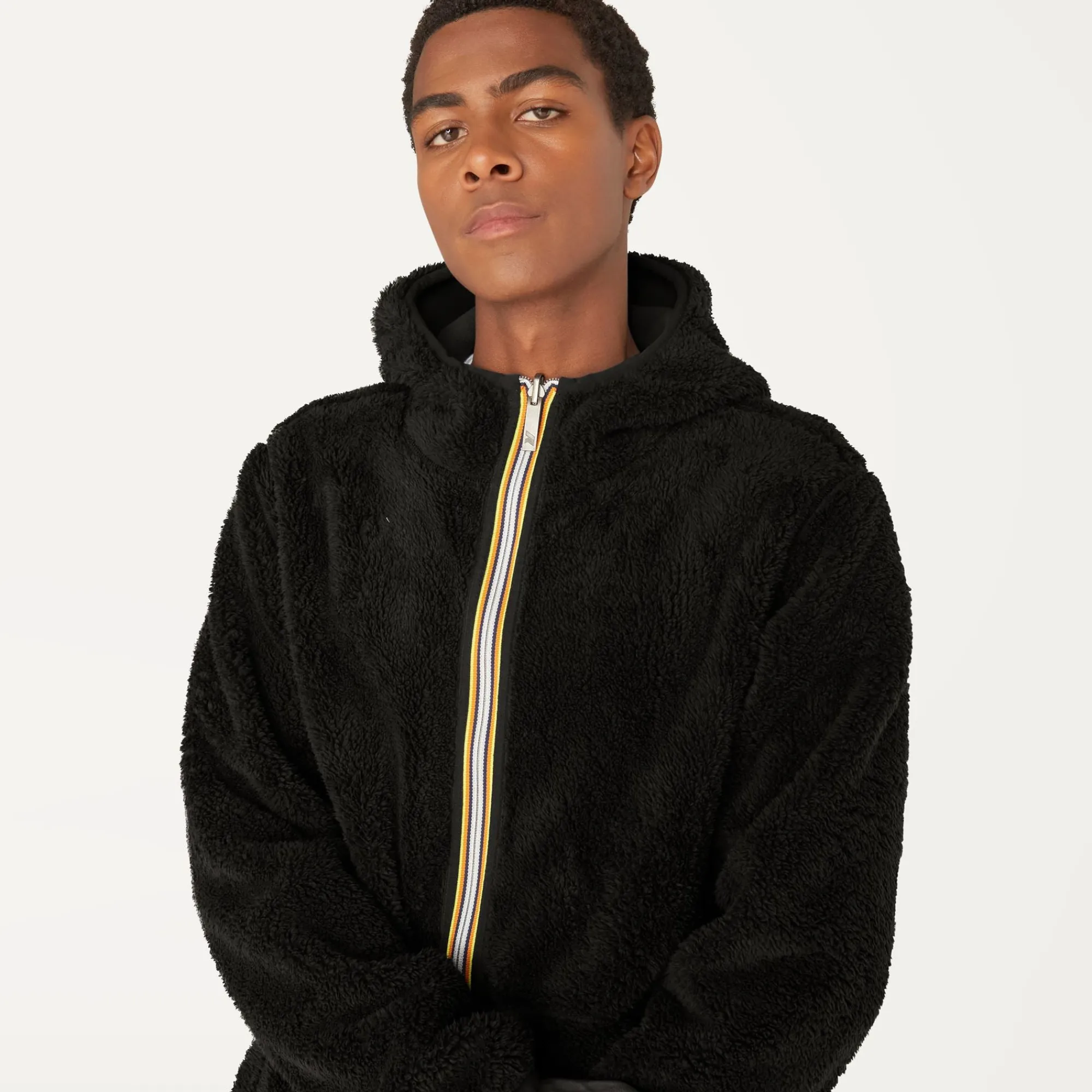 Outlet K-Way JACQUES POLAR REVERSIBLE Bluedepth-blackpure