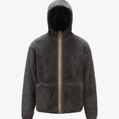 Hot K-Way JACQUES POLAR REVERSIBLE Blackpure-greysmoked