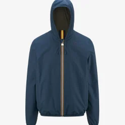 Clearance K-Way JACQUES REVERSIBLE RIPSTOP Bluedeep-greenafrica