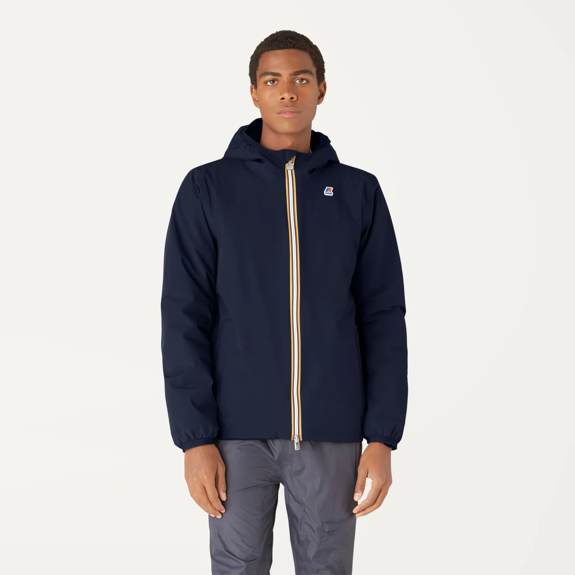 Online K-Way JACQUES WARM REVERSIBLE Bluedepth-blackpure