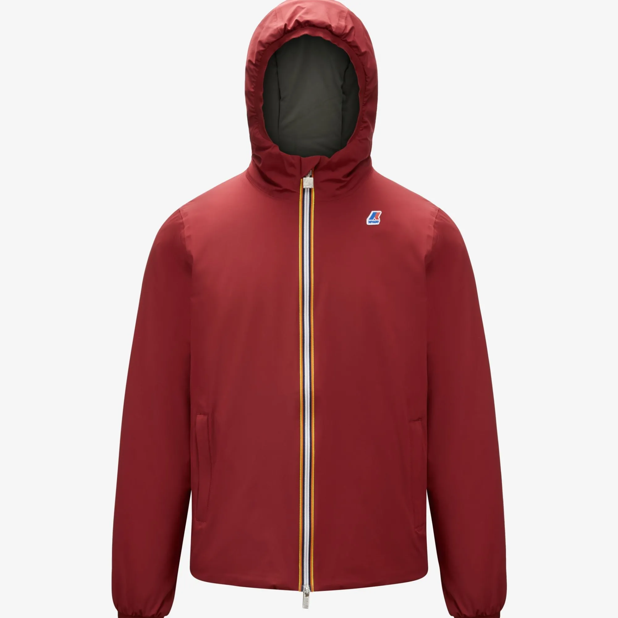 Sale K-Way JACQUES WARM REVERSIBLE Reddk-greenblk