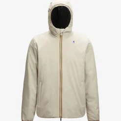 K-Way JACQUES WARM REVERSIBLE Beigegrey-blackpure