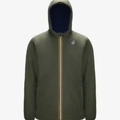 Sale K-Way JACQUES WARM REVERSIBLE Greenblackish-bluemedieval