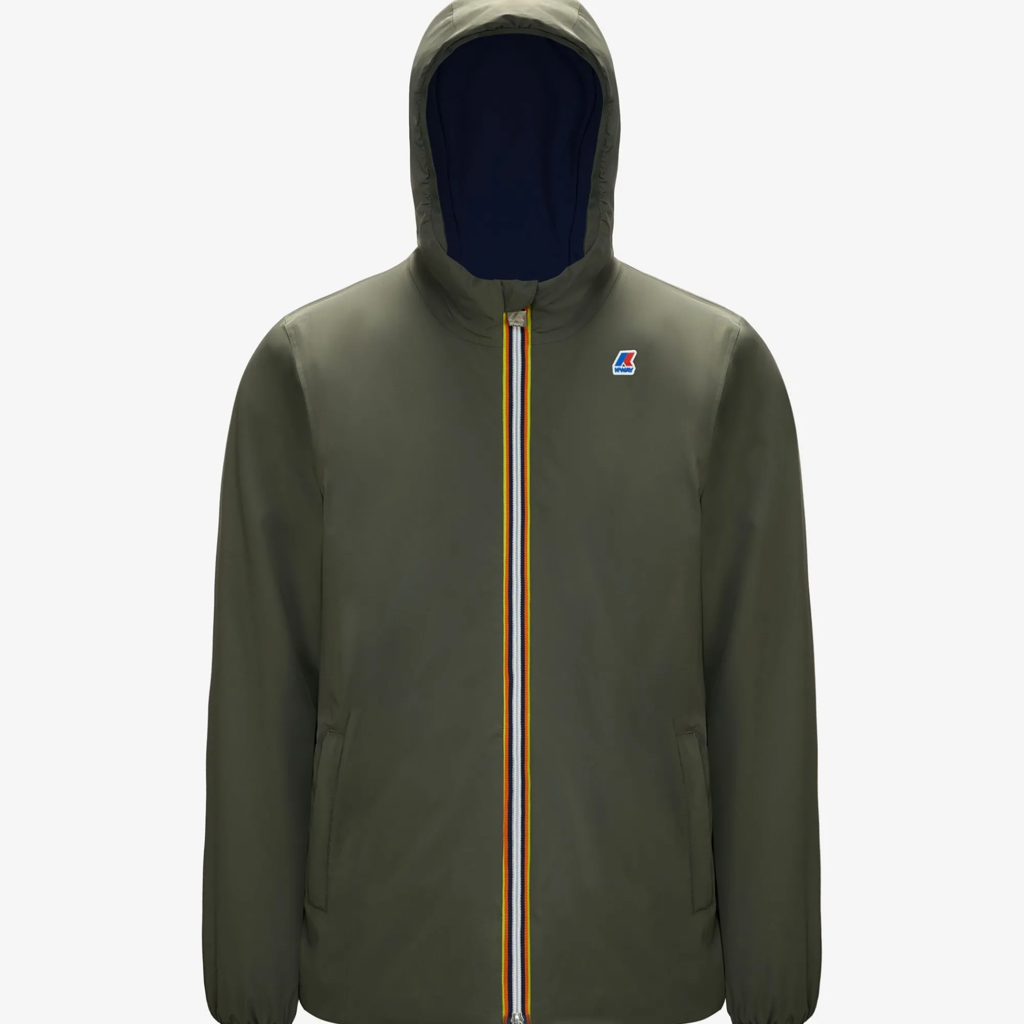 Sale K-Way JACQUES WARM REVERSIBLE Greenblackish-bluemedieval