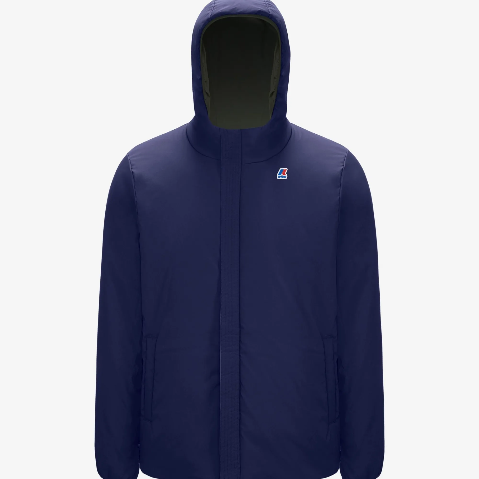 Sale K-Way JACQUES WARM REVERSIBLE Greenblackish-bluemedieval
