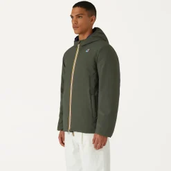 Sale K-Way JACQUES WARM REVERSIBLE Greenblackish-bluemedieval
