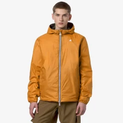 Hot K-Way JAKE PLUS.2 REVERSIBLE Greenb-orangem