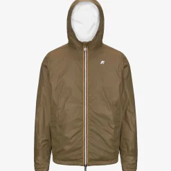 Discount K-Way JAKE PLUS.2 REVERSIBLE White-brownc