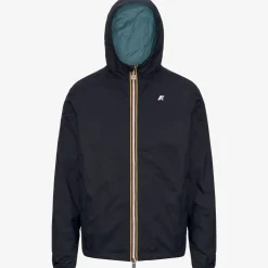 New K-Way JAKE PLUS.2 REVERSIBLE Blued-greenp